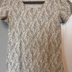 Floral Print Women's Top